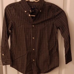 Ralph Lauren Double RL Brown Button Down Shirt